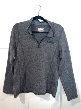 KUIU Women's Charcoal Quarter-Zip Jacket